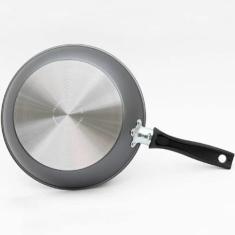 Frigideira de Alumínio Antiaderente Turim 24cm Tramontina Cinza, Chumb