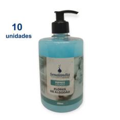 Kit 10 Sabonete Líquido 500ml Pump com Hidratante PH Antialérgico da S