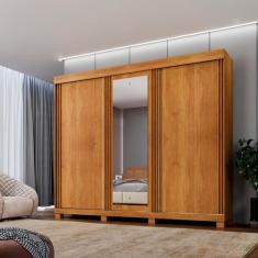 Guarda-roupa 3 Portas 6 Gavetas Siena - Benetil Móveis