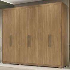 Guarda Roupa Casal 6 Portas Com Pes 63370PE Sumatra Amendola Touch Demobile