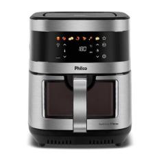 Air Fryer Philco 9L Visor Glass Painel Digital PAF90C, 220V