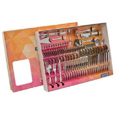 Faqueiro inox 100 peças Laguna - 66906/853 - Tramontina, Prata, 100
