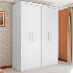 Guarda Roupa Miami Quatro Portas Branco