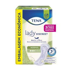 Absorvente Para Incontinência Urinária Tena Lady Discreet Normal 16 unidades