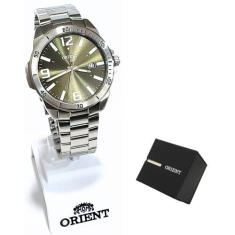 Relógio Orient Masculino Analógico Prateado MBSS1394 E2SX
