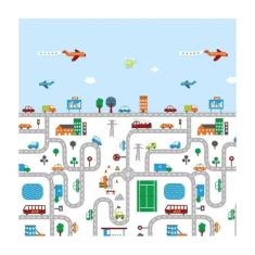 Tapete De Atividades Dupla Face Pista De Carrinhos - Gug