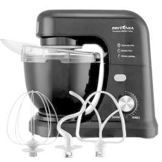 Batedeira Planetária Britânia Bbpe01 12 Velocidades 4l 500w Cor Preto 