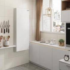 Armário Cozinha Utilitário 1 Porta Branco Carraro