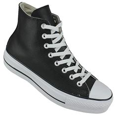 Tênis Converse All Star Chuck Taylor Platform Lift HI Preto Branco CT09820002