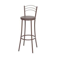 Banqueta para Cozinha Alta Pintada Marrom Bp26/a - A109 Marrom