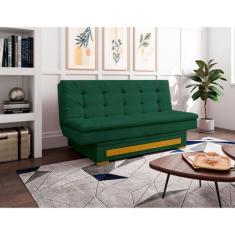 Sofa Cama com Baú Berilo Espresso Móveis