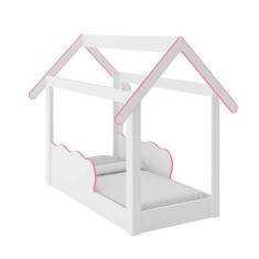 Cama Infantil Dreams Branca e Rosa - DJD