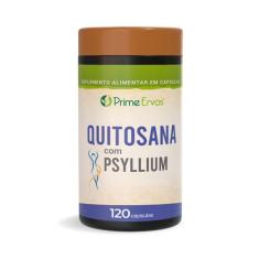 Quitosana Com Psyllium 500mg 120 cápsulas Prime Ervas