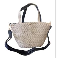 Bolsa Transversal Sintética Bege Claro Com Alça Removível - Lynx Produ