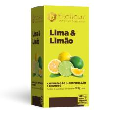 Sabonete Vegano Biofleur Lima e Limão 5 Sabonetes De 80g