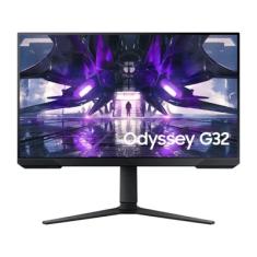Monitor Gamer Samsung Odyssey  27" Full HD, G32, Tela Plana, 165Hz, 1Ms, HDMI, FreeSync Premium, Game Mode