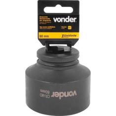 Soquete Sextavado de Impacto Encaixe 3/4" 60mm Aço Cromo - Vonder