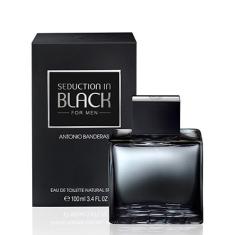 Perfume Masculino Seduction in Black Men Antonio Banderas Eau de Toilette 100ml-Masculino