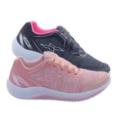 Kit 2 Pares Tênis Fitness FXB Feminino Musculação Conforto-Feminino