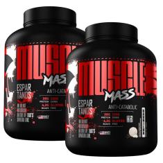 Kit 2x Muscle Mass Hipercalórico -  Espartanos-Unissex