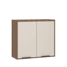 Armário Aéreo de Cozinha 80cm 2 Portas Aspen Luciane Móveis