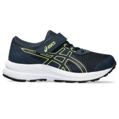 Tênis Asics Contend 8 Black Bright Infantil-Masculino
