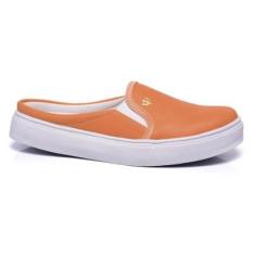 Tênis Feminino Mule Sapato Sapatilha Iate Cano Baixo Leve Confortável-Feminino