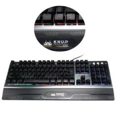 Teclado Gamer Pro Retroiluminação Led C/Fio USB (Teclas Gravadas A LAS