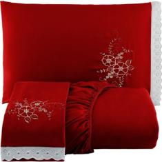 Jogo de Lençol Cama Queen 3 Peças com Elástico Bordado - Am Bordados, 