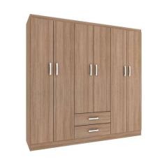 Guarda-Roupa Casal 6PT Havana Demolição - Evidência