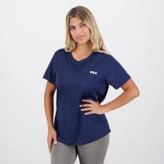 Camiseta Feminina Fila Basic Sports Iii, Marinho, P