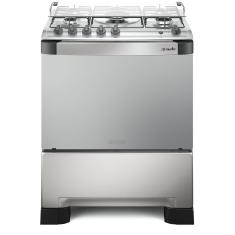 Fogão Mueller 5 bocas Decorato Inox