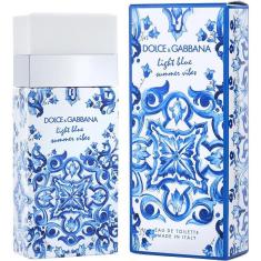Perfume Feminino D & G Light Blue Summer Vibes Edt 100 Ml