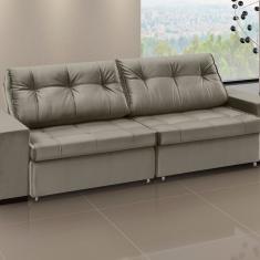Sofá Orion - Retrátil - Reclinável 260 Cm Veludo Castor