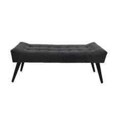 Recamier Roma Capitonê Em Suede - Cinza - Cor: Cinza - Rud House