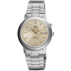 Relógio Orient Masculino Ref:469wa1af C1sx Automático Prateado