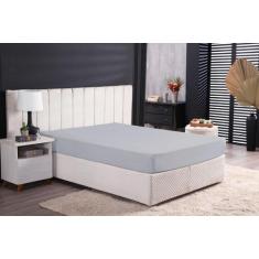 Lençol Casal com Elástico para Cama Box com 30 de Altura 180 fios 100%