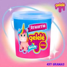 Slime Gelelé Unicórnio ou Glitter Modela Massinha Original 457 Gramas,