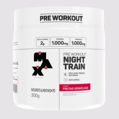 Pré Treino Max Titanium Night Train sem Cafeína - 300g - Maxx Titanium