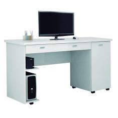 Escrivaninha Mesa Para Computador Quarto Escritório Ariel 1 Gaveta 1 Porta