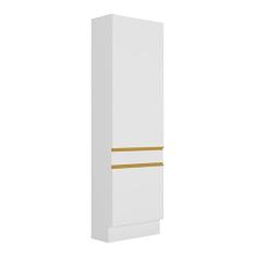 Paneleiro com Rodapé 2 Portas Veneza Gw Multimóveis Mp2121 Branco