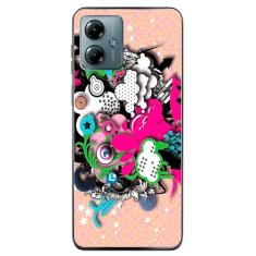 Capa Adesivo Skin104 Verso Para Motorola Moto G14