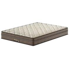 Colchão Casal Probel Oregon com Euro Pillow e Molas Prolastic 24x138x188cm – Bege e Marrom