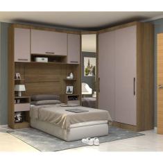 Modulo Guarda Roupa Eucamoveis Paris 1porta Basculante