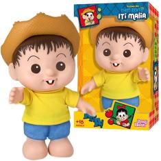 Boneco Chico Bento Iti Malia Turma Da Mônica De Vinil 25Cm