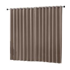 Cortina Blackout Blecaute 6,00 X 2,80 Quarto Sala Caqui - Beatriz Enxo