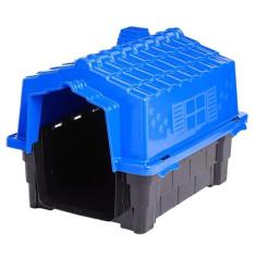 Casa Casinha de Cachorro Cães Pet Injet N5, Azul