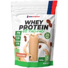 Whey Protein Concentrado All Natural 900g NewNutrition, Capuccino, 900
