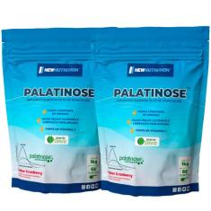 Combo Pré Treino 2 Palatinose 1Kg NewNutrition Isomaltulose Liberação 