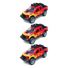 Kit 3x Brinquedo Carrinho Camionete Jeep 4x4 - AP TOYS